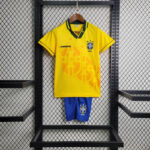 Brazil Home 1994-95 Retro Kids suit