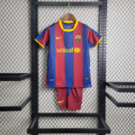 Barcelona Home 2010-11 Retro Kids suit