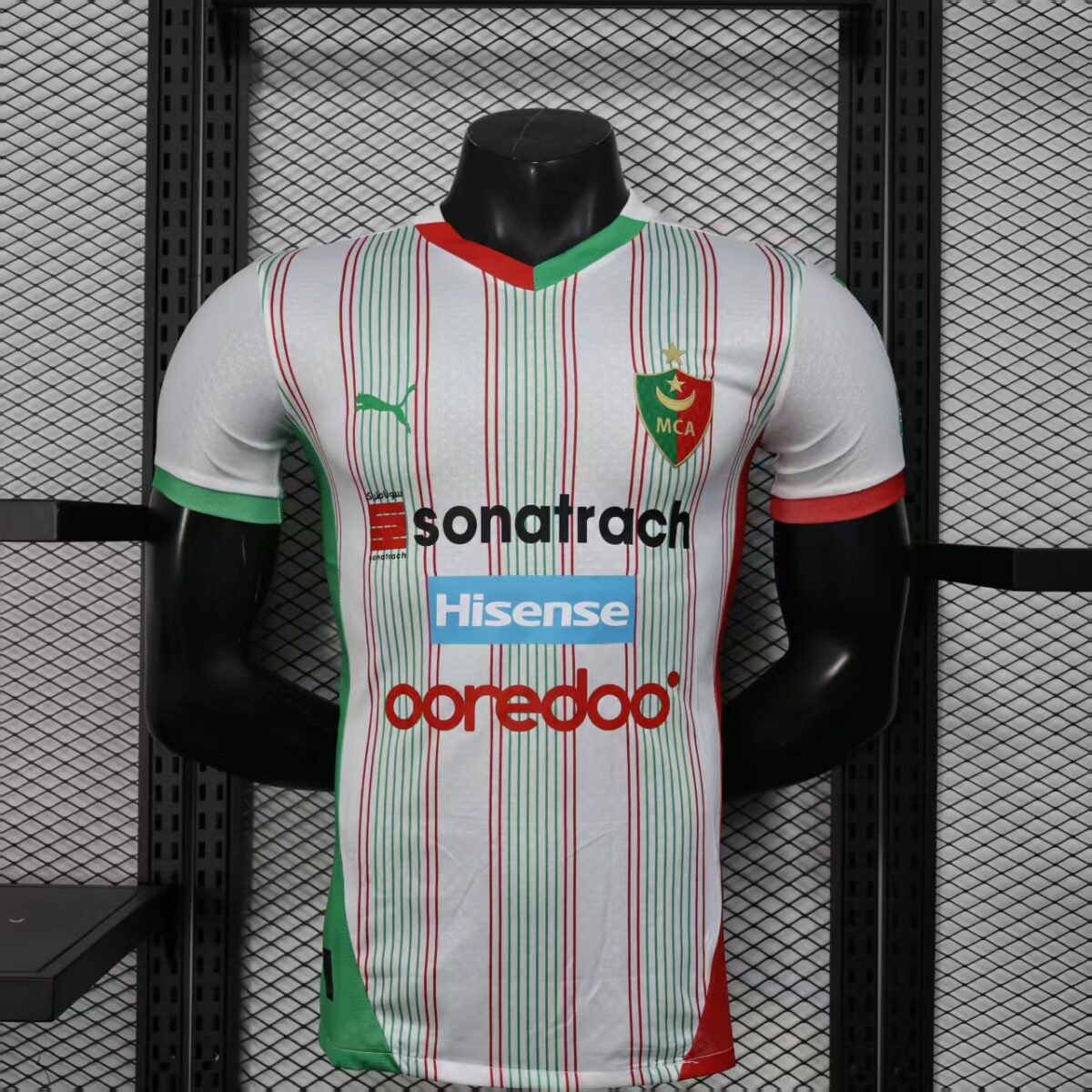 ⁦Mouloudia club d'Alger Home 2025-26 Player Edition⁩ - الصورة ⁦1⁩