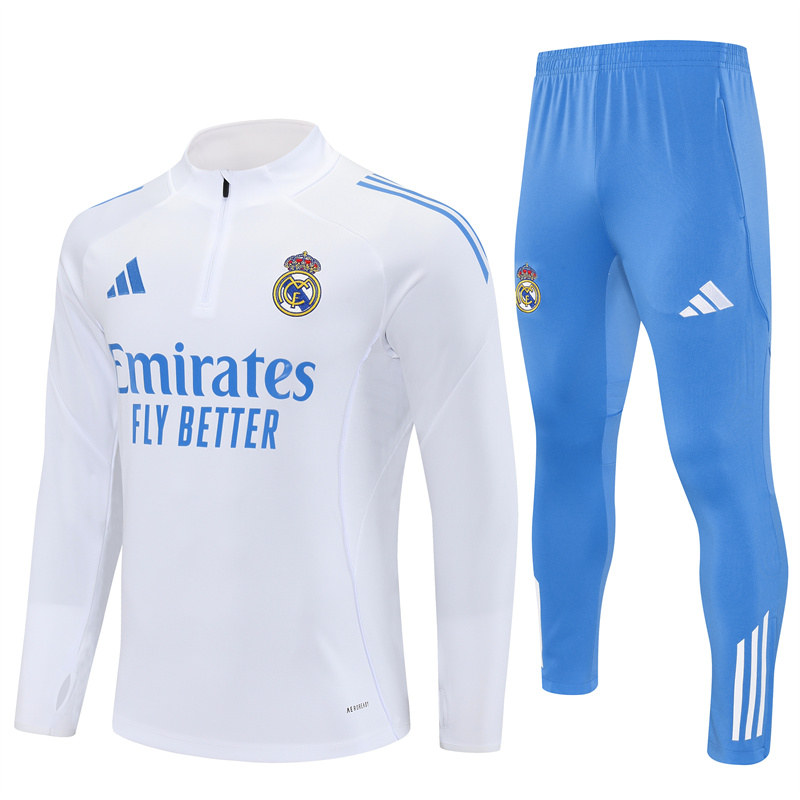 f2a1486f Real Madrid Half-Pull 2025-26 Training Suit - Image 1