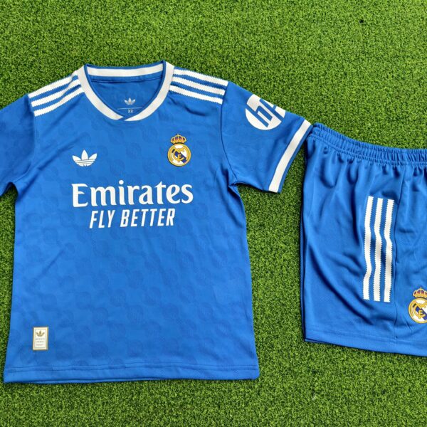 Real Madrid Third Away 2025-26 Player Kids Suit Edition