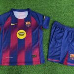 Barcelona Home 2025-26 Player Kids Suit Edition