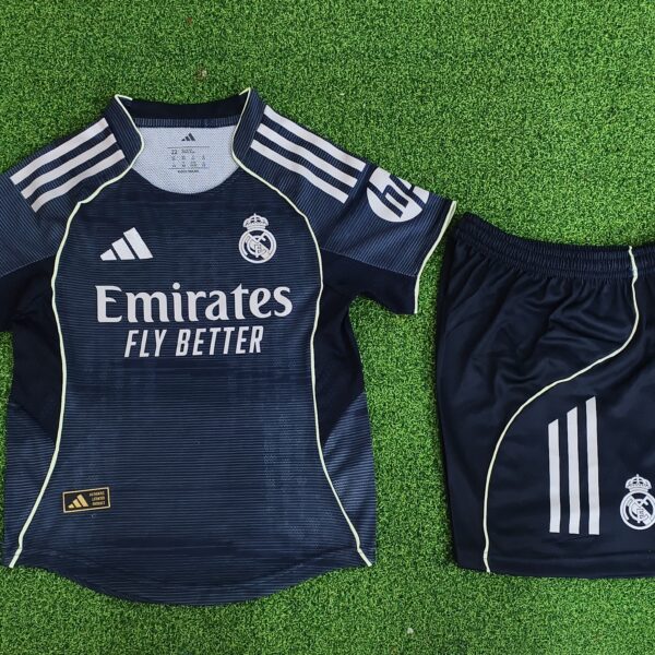 Real Madrid Away 2025-26 Player Kids Suit Edition