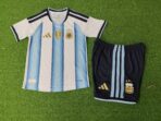 Argentina Home 2025-26 Player Kids Suit Edition