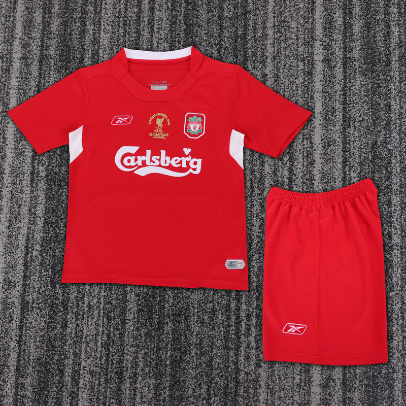 094c8ff0 Liverpool Home 2004-05 Retro Kids suit - الصورة 1