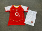 Arsenal Home 2004-05 Retro Kids suit