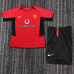 Manchester United Home 2002-04 Retro Kids suit