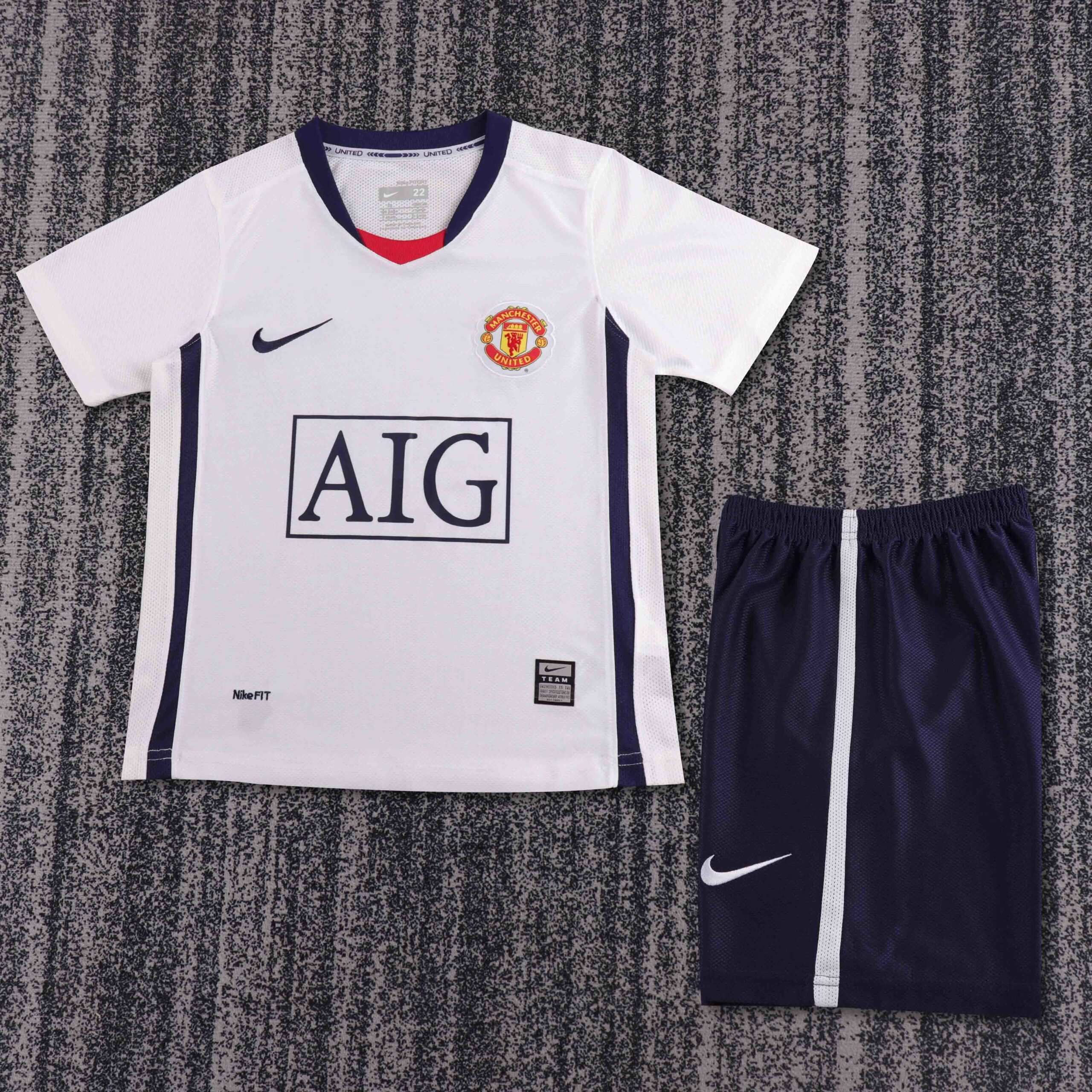 c5d067e3 Manchester United Away 2008-09 Retro Kids suit - Image 1