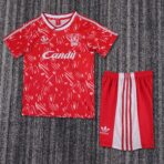 Liverpool Home 1989-91 Retro Kids suit