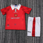 Manchester United Home 1996-97 Retro Kids suit