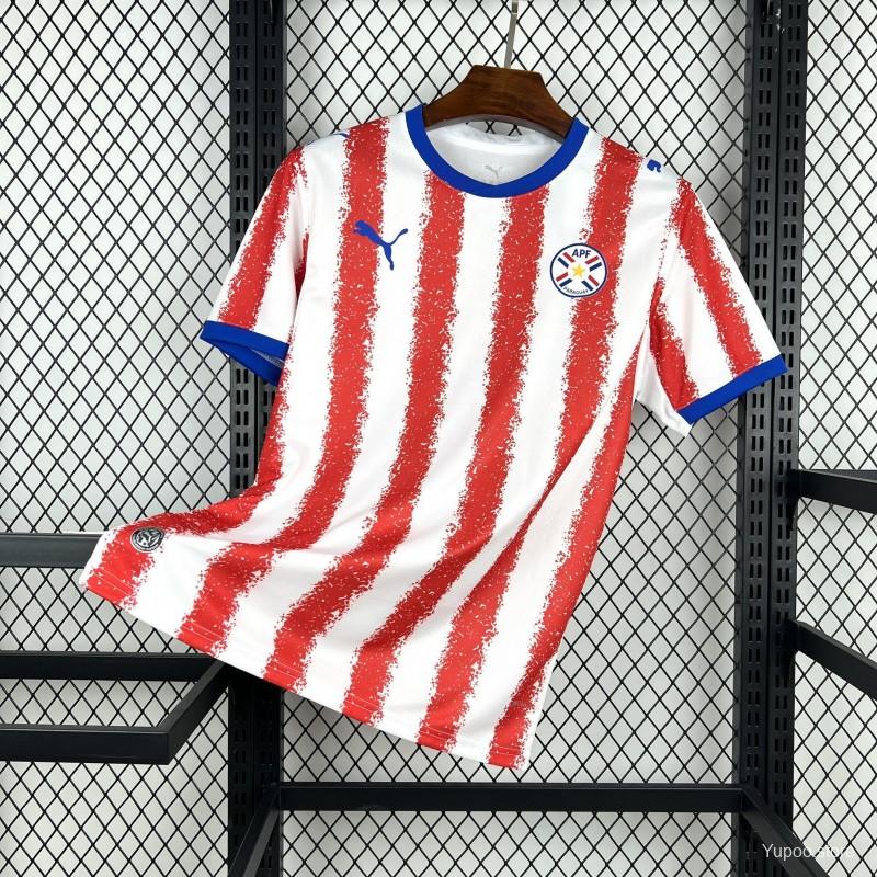 310e95f97d80e1f9 Paraguay Home 2026-27 Fan Edition - Image 1